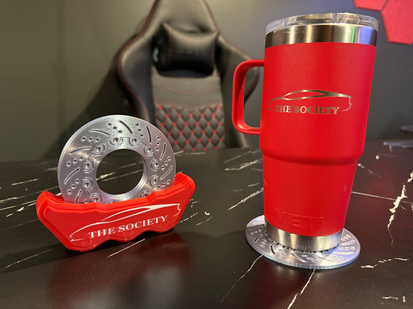 Custom Brake Caliper Drink Coaster Set